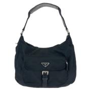 Pre-owned Canvas prada-bags Prada Vintage , Black , Dames