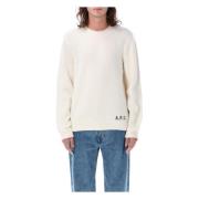 Round-neck Knitwear A.p.c. , White , Heren