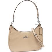 Pre-owned Leather handbags Coach Pre-owned , Beige , Dames