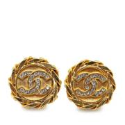 Pre-owned Metal chanel-jewelry Chanel Vintage , Yellow , Dames