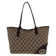 Pre-owned Canvas gucci-bags Gucci Vintage , Brown , Dames