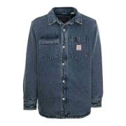 Gewatteerd Overshirt Telegraph Levi's , Blue , Heren