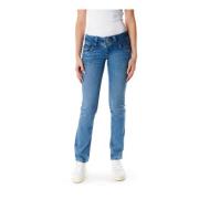 Laagbouw Straight Fit Jeans Pepe Jeans , Blue , Dames