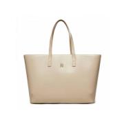 Stijlvolle Borse Tas Tommy Hilfiger , Beige , Dames