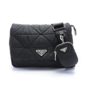 Pre-owned Canvas prada-bags Prada Vintage , Black , Dames