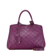 Pre-owned Leather louis-vuitton-bags Louis Vuitton Vintage , Purple , ...