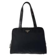 Pre-owned Canvas prada-bags Prada Vintage , Black , Dames