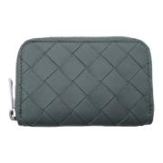 Pre-owned Leather wallets Bottega Veneta Vintage , Gray , Dames