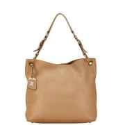 Pre-owned Leather prada-bags Prada Vintage , Beige , Dames