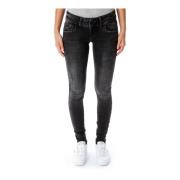 Skinny Fit Jeans met Lage Taille en Fade en Destroyed Effecten LTB , G...