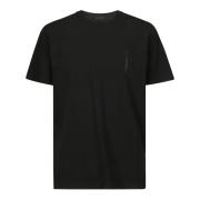 Stijlvol T-shirt voor mannen en vrouwen Moncler , Black , Heren