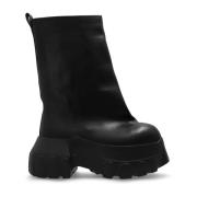 Hoge Plateaulaarzen Rick Owens , Black , Dames