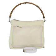 Pre-owned Nylon gucci-bags Gucci Vintage , White , Dames