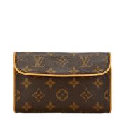 Pre-owned Canvas louis-vuitton-bags Louis Vuitton Vintage , Brown , Da...