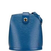 Pre-owned Leather louis-vuitton-bags Louis Vuitton Vintage , Blue , Da...