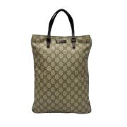 Pre-owned Canvas gucci-bags Gucci Vintage , Brown , Dames