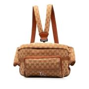 Pre-owned Canvas gucci-bags Gucci Vintage , Brown , Dames