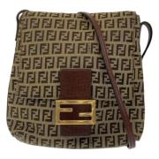 Pre-owned Canvas fendi-bags Fendi Vintage , Beige , Dames