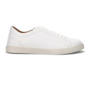 Blauwe Casual Leren Schoenen Sangiorgio , White , Heren