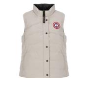 Gewatteerde Beige Husky Jas Canada Goose , Beige , Dames