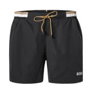 Heren Isle Kostuum Hugo Boss , Black , Heren