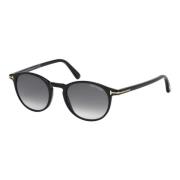 Zwart Rook Gekleurde Zonnebril Andrea-02 Tom Ford , Black , Heren