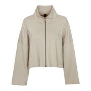 Oversized Sweat Jacket Drykorn , Beige , Dames