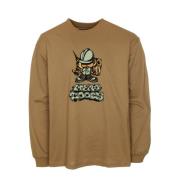 Drill Boy Langarm Grafisch T-shirt Carhartt Wip , Brown , Heren