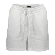 Witte Dames Shorts met Elastische Taille North Sails , White , Dames