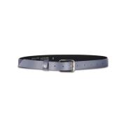 Smalle leren riem Patrizia Pepe , Blue , Dames