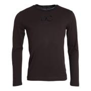 Bruine DG Logo Pullover Sweater Dolce & Gabbana , Brown , Heren