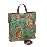 Pre-owned Leather totes Gucci Vintage , Multicolor , Dames