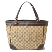 Pre-owned Leather gucci-bags Gucci Vintage , Brown , Dames