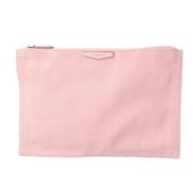 Pre-owned Leather clutches Givenchy Pre-owned , Pink , Dames