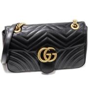 Pre-owned Leather gucci-bags Gucci Vintage , Black , Dames