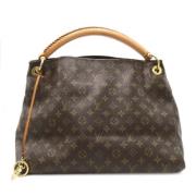 Pre-owned Canvas louis-vuitton-bags Louis Vuitton Vintage , Brown , Da...