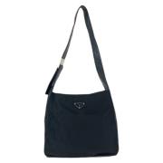 Pre-owned Canvas prada-bags Prada Vintage , Black , Dames