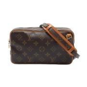 Pre-owned Canvas louis-vuitton-bags Louis Vuitton Vintage , Brown , Da...