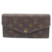 Pre-owned Canvas wallets Louis Vuitton Vintage , Brown , Dames