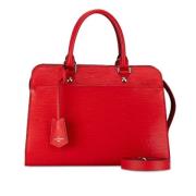 Pre-owned Leather louis-vuitton-bags Louis Vuitton Vintage , Red , Dam...