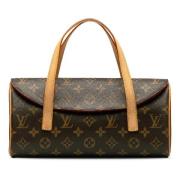 Pre-owned Canvas louis-vuitton-bags Louis Vuitton Vintage , Brown , Da...