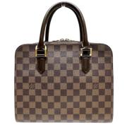 Pre-owned Canvas handbags Louis Vuitton Vintage , Brown , Dames