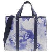 Pre-owned Canvas louis-vuitton-bags Louis Vuitton Vintage , Blue , Dam...