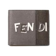 Pre-owned Leather wallets Fendi Vintage , Black , Dames