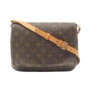 Pre-owned Canvas louis-vuitton-bags Louis Vuitton Vintage , Brown , Da...