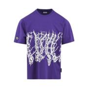 Prikkeldraad T-shirt Octopus , Purple , Heren