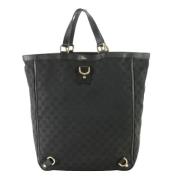 Pre-owned Canvas totes Gucci Vintage , Black , Heren