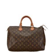 Pre-owned Canvas louis-vuitton-bags Louis Vuitton Vintage , Brown , Da...