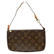 Pre-owned Canvas louis-vuitton-bags Louis Vuitton Vintage , Brown , Da...