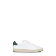 Witte Leren Sneakers met Openwerkdetails Hogan , White , Heren